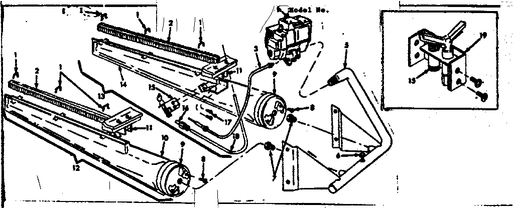 Kenmore 8676467 burner & manifold assembly diagram