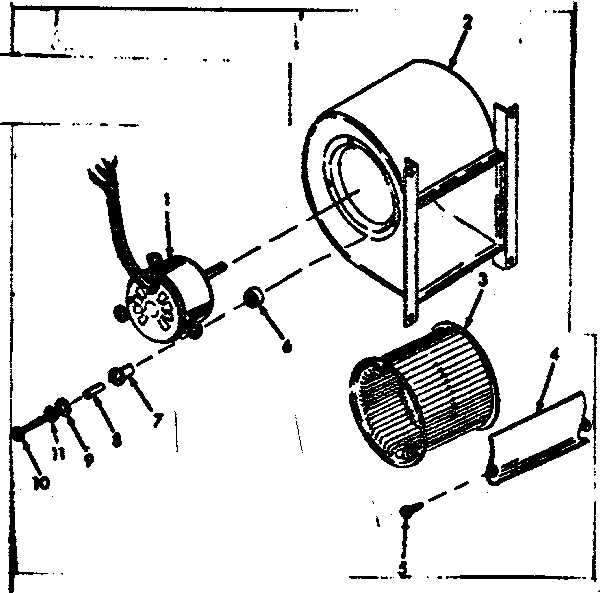 Kenmore 8676467 h-q blower assembly diagram