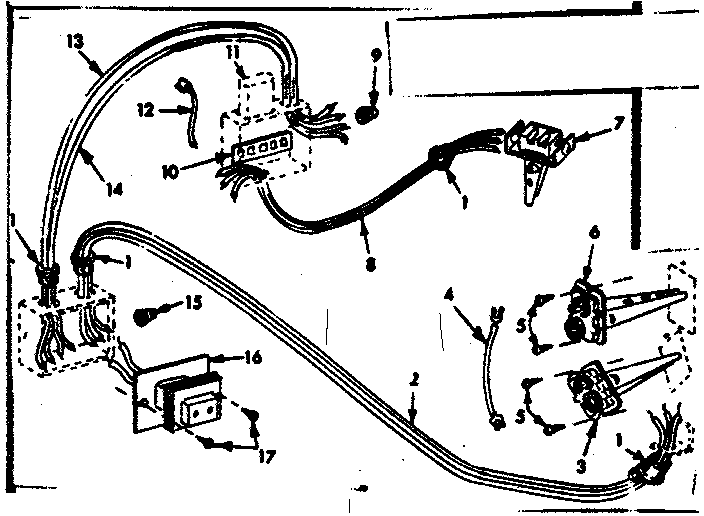 Kenmore 8676467 electrical system diagram