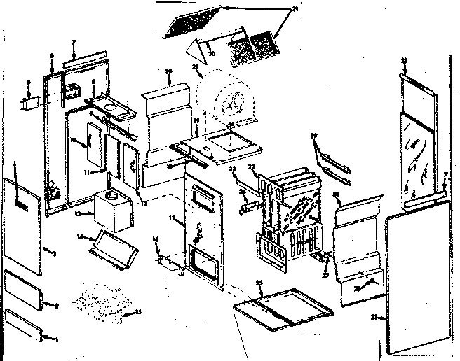 Kenmore 8676467 furnace assemblies diagram