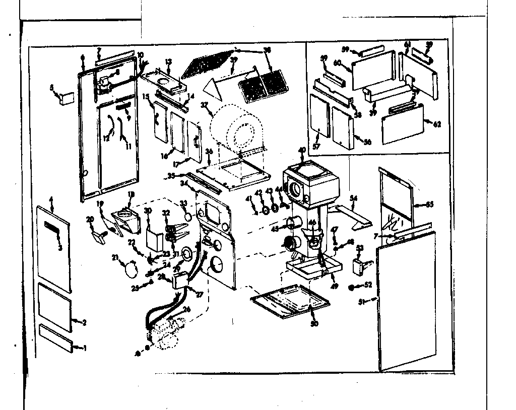 Kenmore 8676482 furnace assemblies diagram