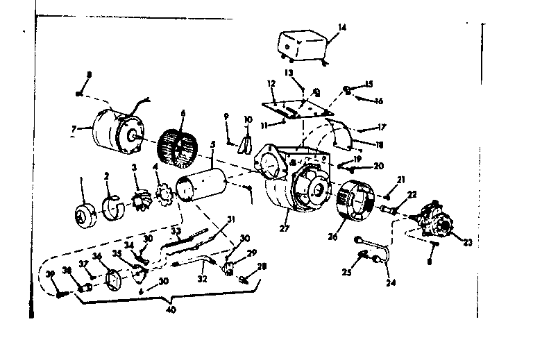 Kenmore 8676482 oil burner assembly diagram