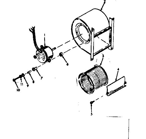 Kenmore 8676482 h-q blower assembly diagram