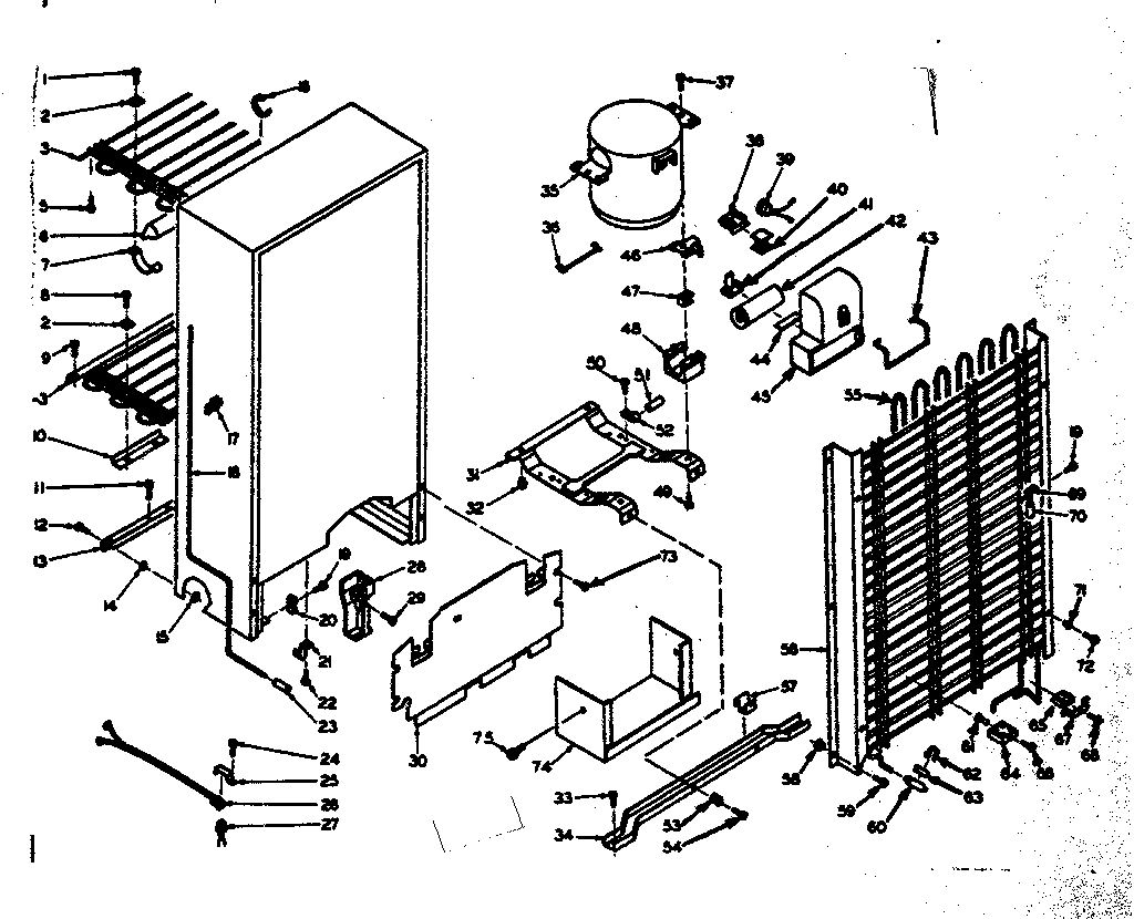 Kenmore 1066327150 unit parts diagram