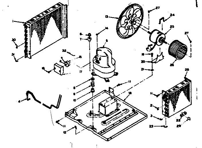 Kenmore 10663721 unit parts diagram