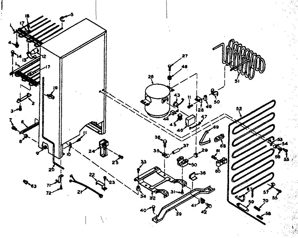 Kenmore 1066422110 unit parts diagram