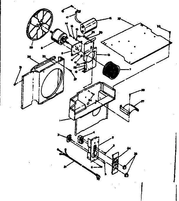 Kenmore 25363090 air handling system parts diagram