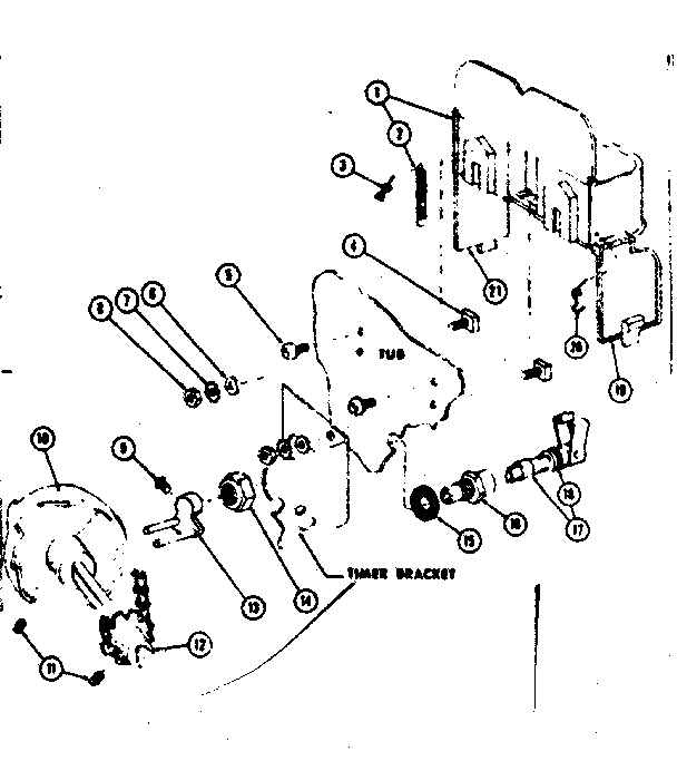 Kenmore 58765570 detergent cup details diagram