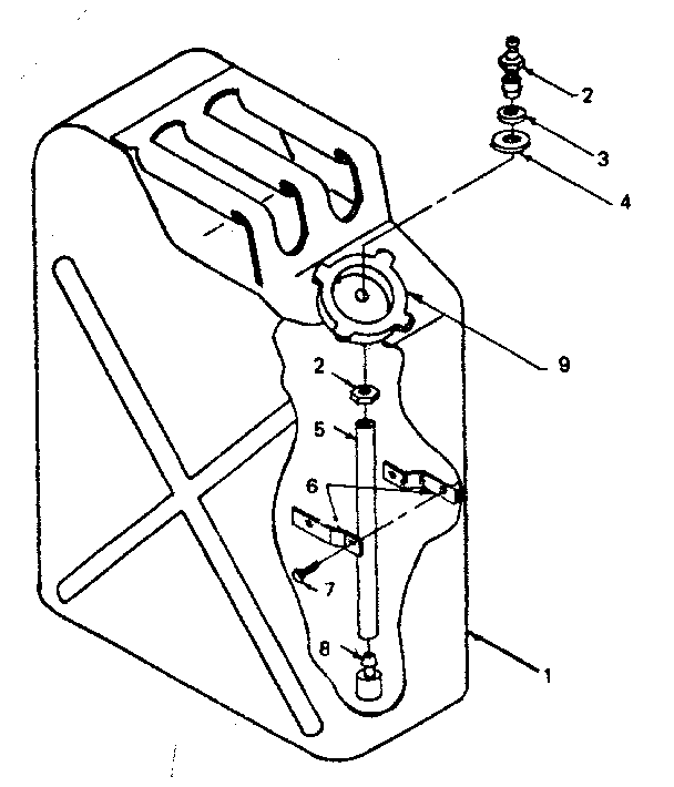 Craftsman 580328241 auxiliary fuel tank diagram