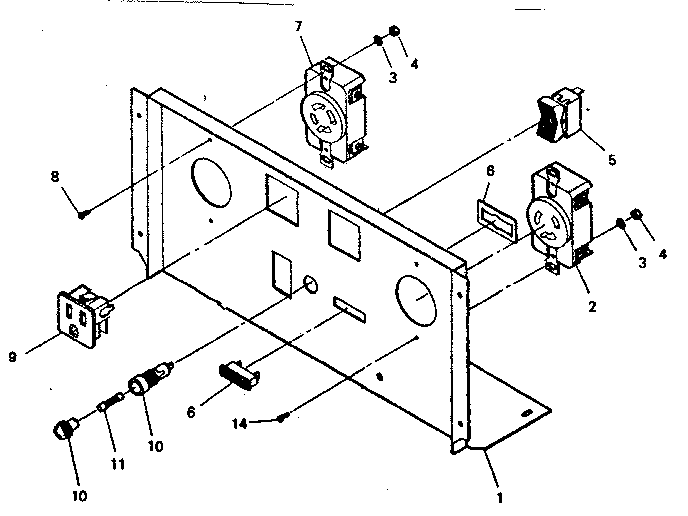 Craftsman 580328241 panel diagram