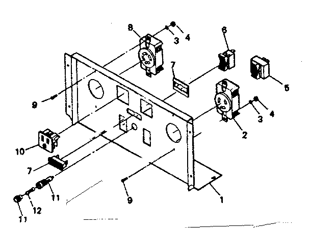Craftsman 580328241 panel diagram
