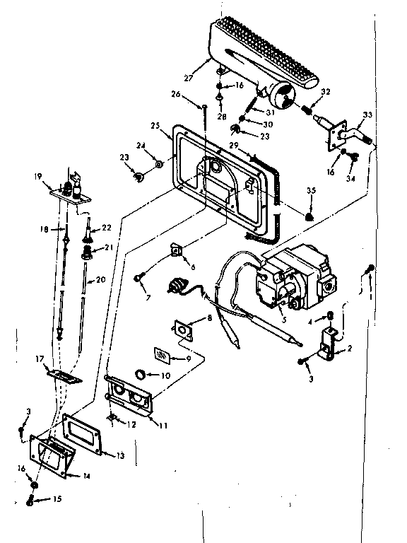 Kenmore 867758010 burner assembly diagram