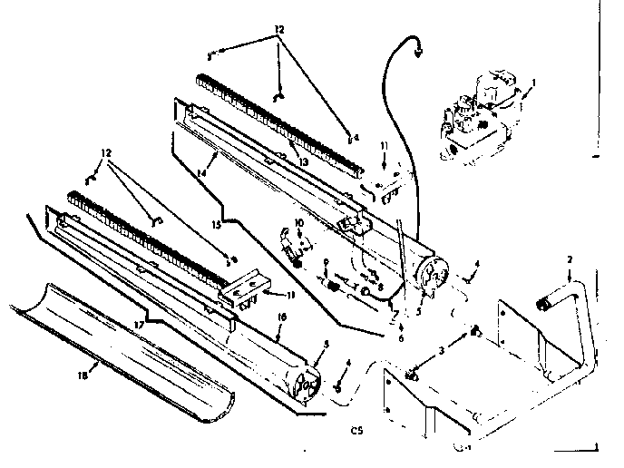 Kenmore 8676661 burner & manifold assembly diagram