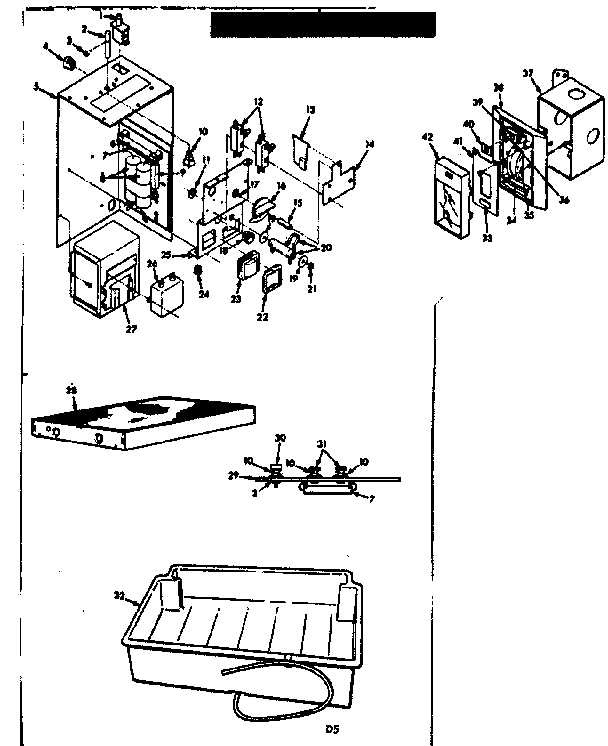 Kenmore 8676661 electronic air cleaner assembly diagram