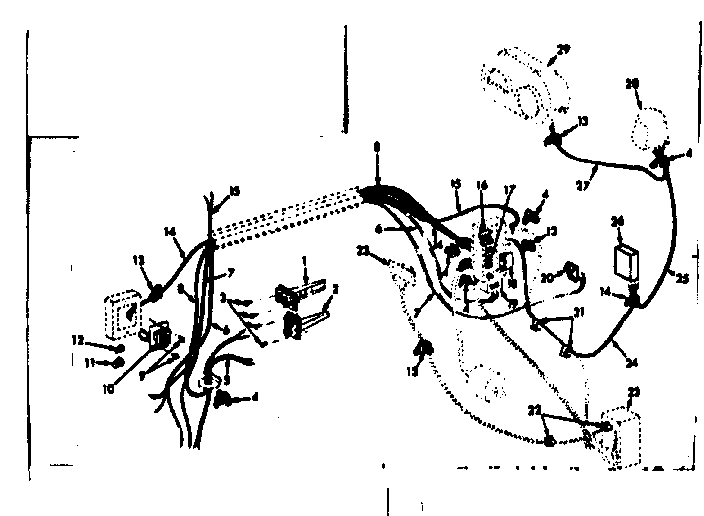 Kenmore 8676661 electrical diagram