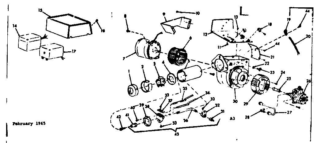 Kenmore 8676665 oil burner assembly diagram