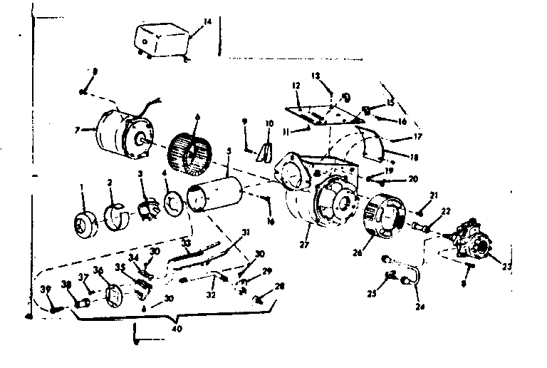 Kenmore 8676683 oil burner assembly diagram
