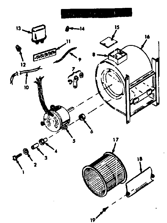 Kenmore 86774472 h-q blower assembly diagram