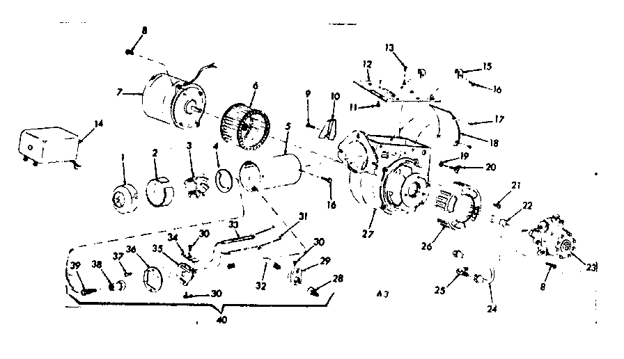 Kenmore 86774672 oil burner assembly diagram