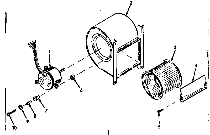 Kenmore 86774672 h-q blower assembly diagram