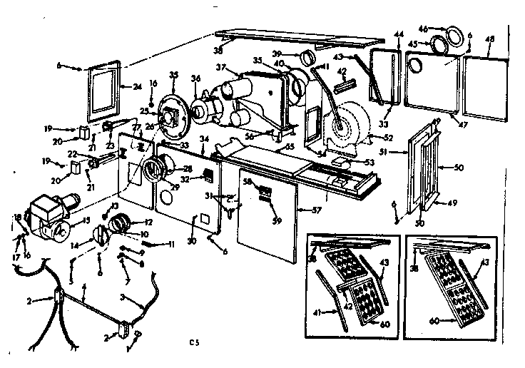 Kenmore 86774771 furnace assemblies diagram