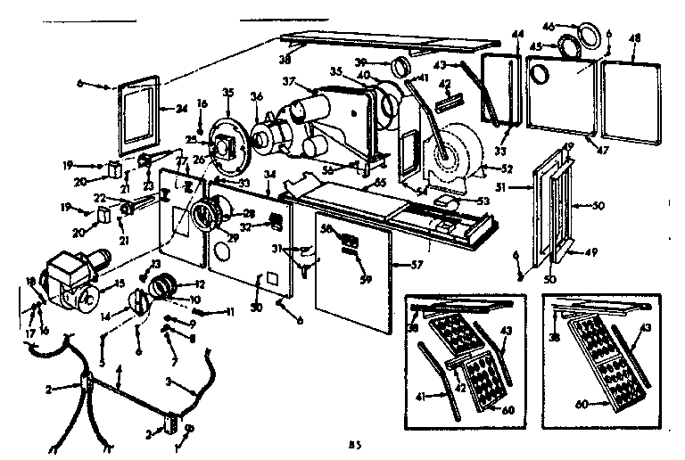 Kenmore 867747721 furnace assemblies diagram