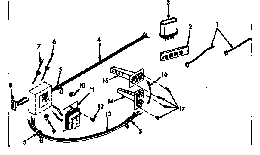 Kenmore 86776172 electrical diagram