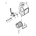 Kenmore 86776172 h-q blower assembly diagram