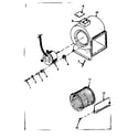 Kenmore 86776272 h-q blower assembly diagram