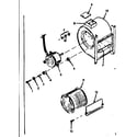 Kenmore 86776474 h-q blower assembly diagram