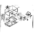 Kenmore 1066656622 freezer section parts diagram
