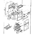 Kenmore 1066664200 cabinet parts diagram