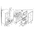 Kenmore 2536651331 cabinet parts diagram