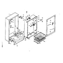 Kenmore 106625210 cabinet parts diagram