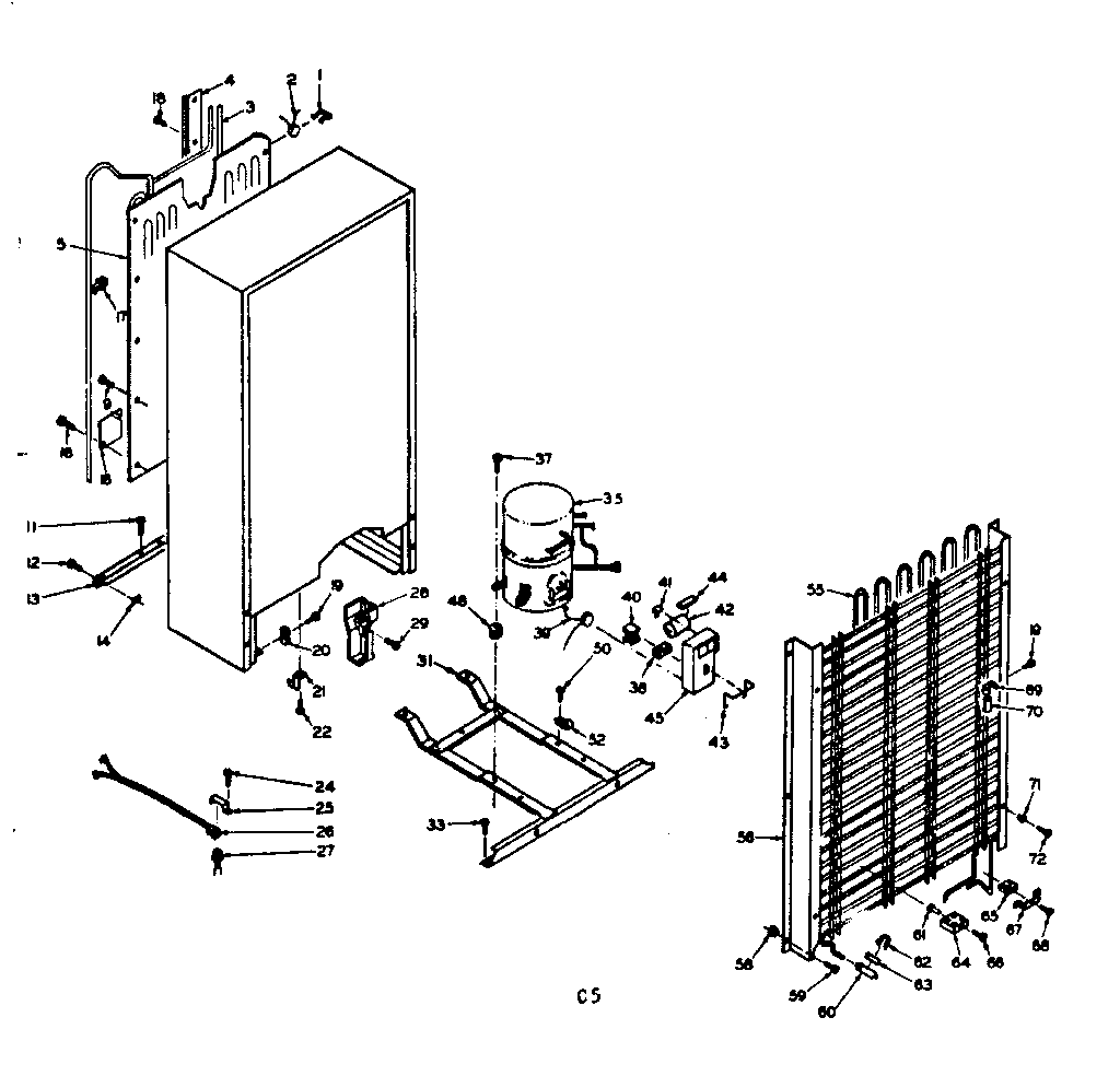 Kenmore 106626151 unit parts diagram