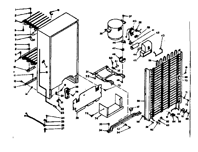 Kenmore 106626200 unit parts diagram