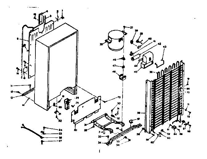 Kenmore 106626240 unit parts diagram