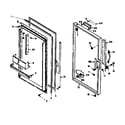 Kenmore 106626460 door parts diagram