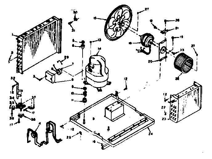 Kenmore 10665190 unit parts diagram