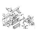 Kenmore 10666150 air flow parts diagram