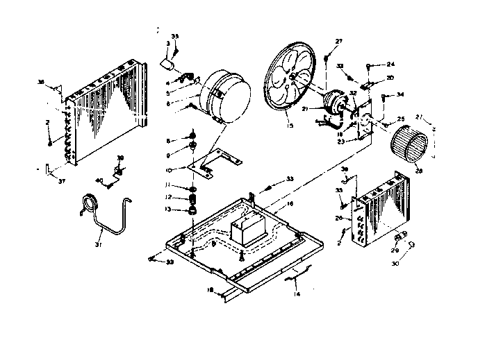 Kenmore 10666150 unit parts diagram