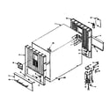 Kenmore 1065845141 cabinet parts diagram