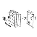 Kenmore 1065927160 door parts diagram