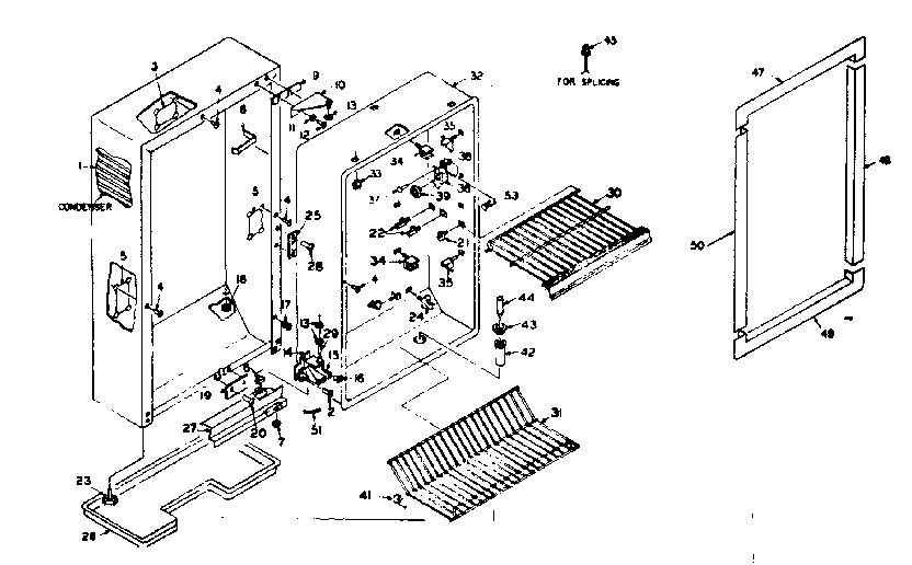 Kenmore 1065927200 cabinet parts diagram