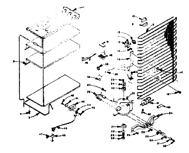 Kenmore 1065929100 unit parts diagram
