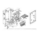 Kenmore 1066025160 cabinet parts diagram