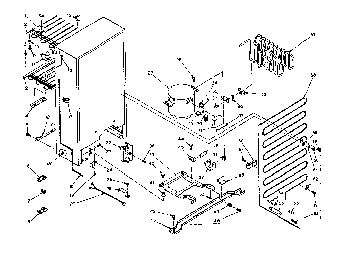Kenmore 1066227130 unit parts diagram