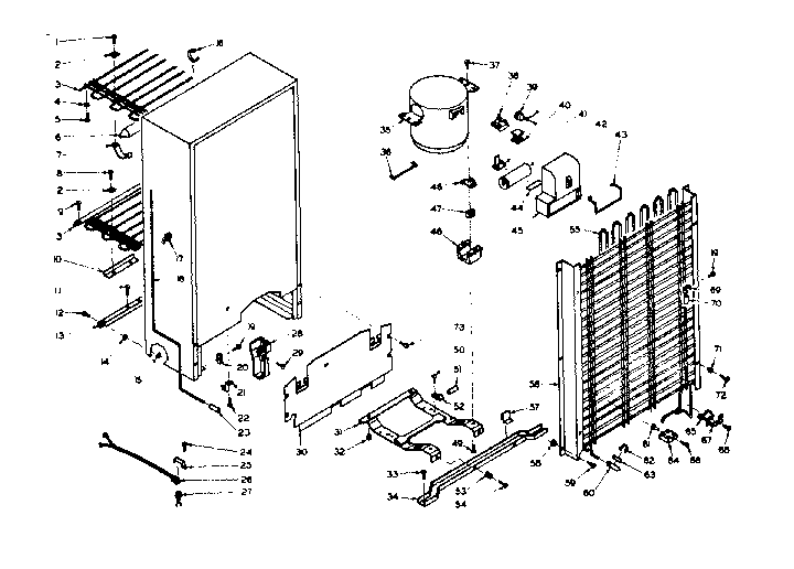 Kenmore 1066323170 unit parts diagram