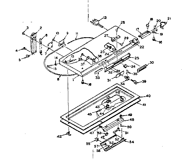 Kenmore 1985913210 door parts diagram