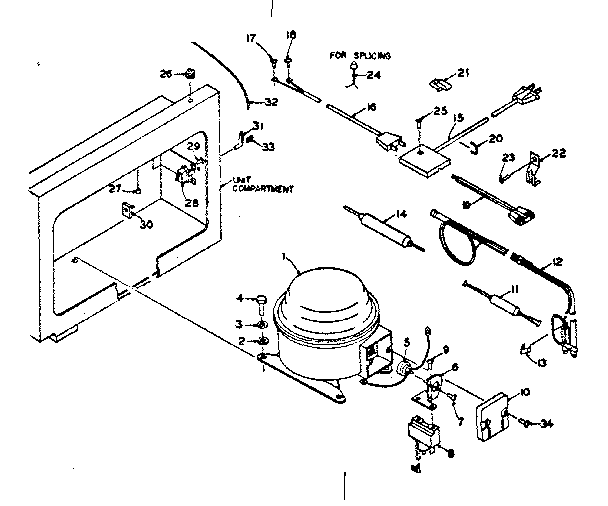 Kenmore 1985913210 unit parts diagram